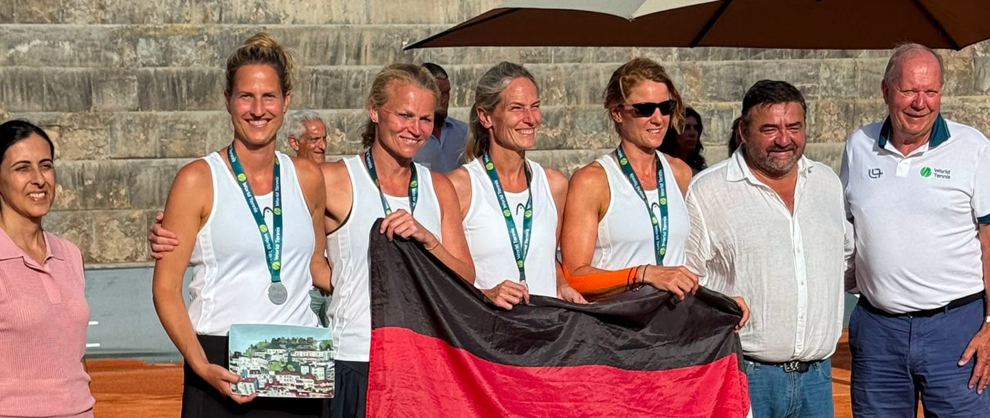 Bei den Masters World Team Championships 2026 machten die deutschen Damen 45 den zweiten Platz