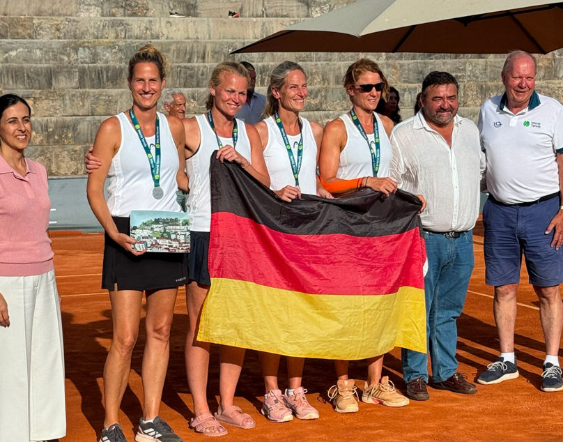 Bei den Masters World Team Championships 2026 machten die deutschen Damen 45 den zweiten Platz