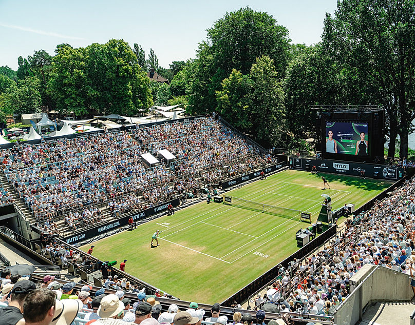 Berlin Tennis Open Stadion 2025 bei gutem Wetter