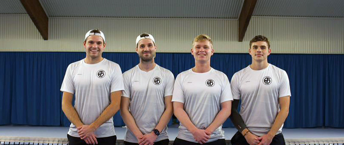 Die Meister-Quartett des 1. TC Hiltrup: Marwin Kralemann, Julius Hillmann, Niklas Niggemann, Fynn Künkler