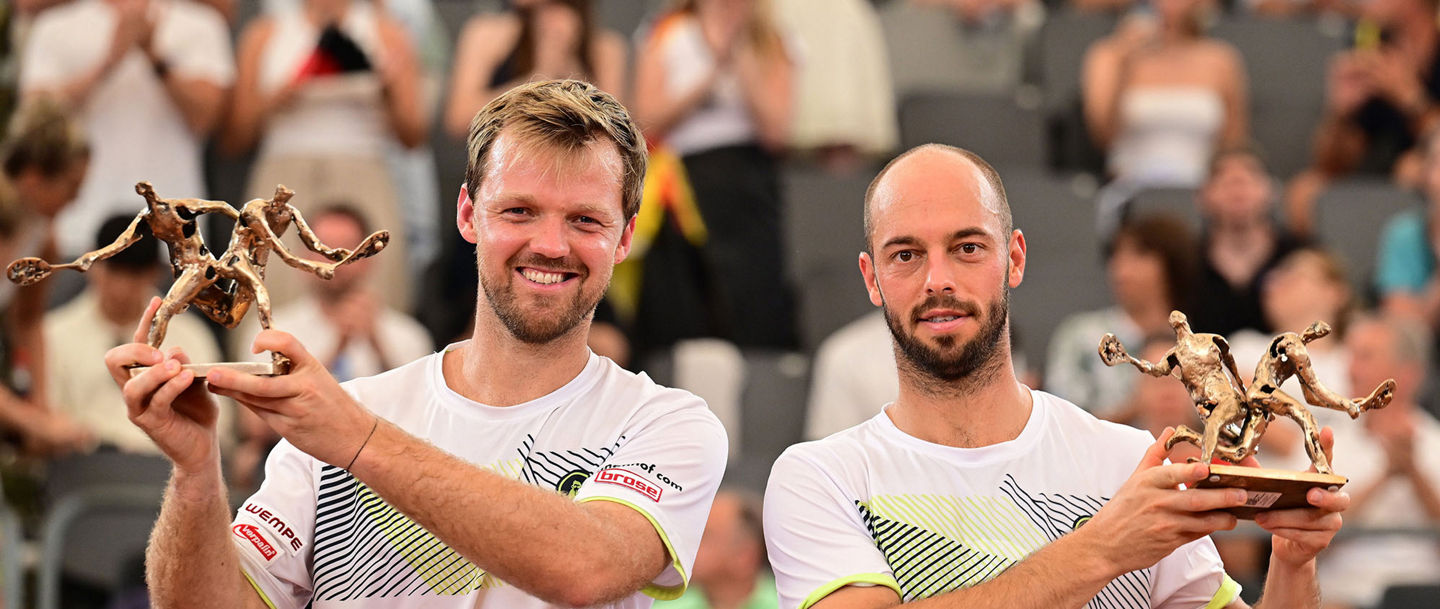 Kevin Krawietz und Tim Pütz konnten ihren Titel in Hamburg verteidigen