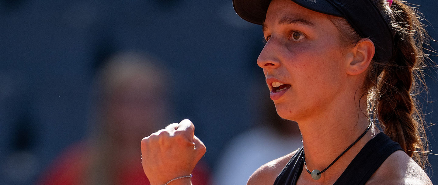 Tamara Korpatsch bei ihrem Heimturnier in Hamburg