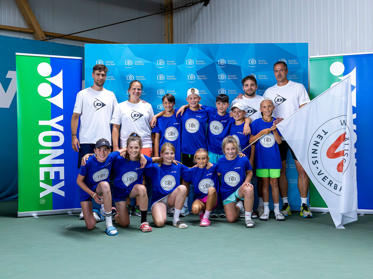 WTV-Team beim DTB Talent Cup 2026 im TVN Tennis-Zentrum Essen