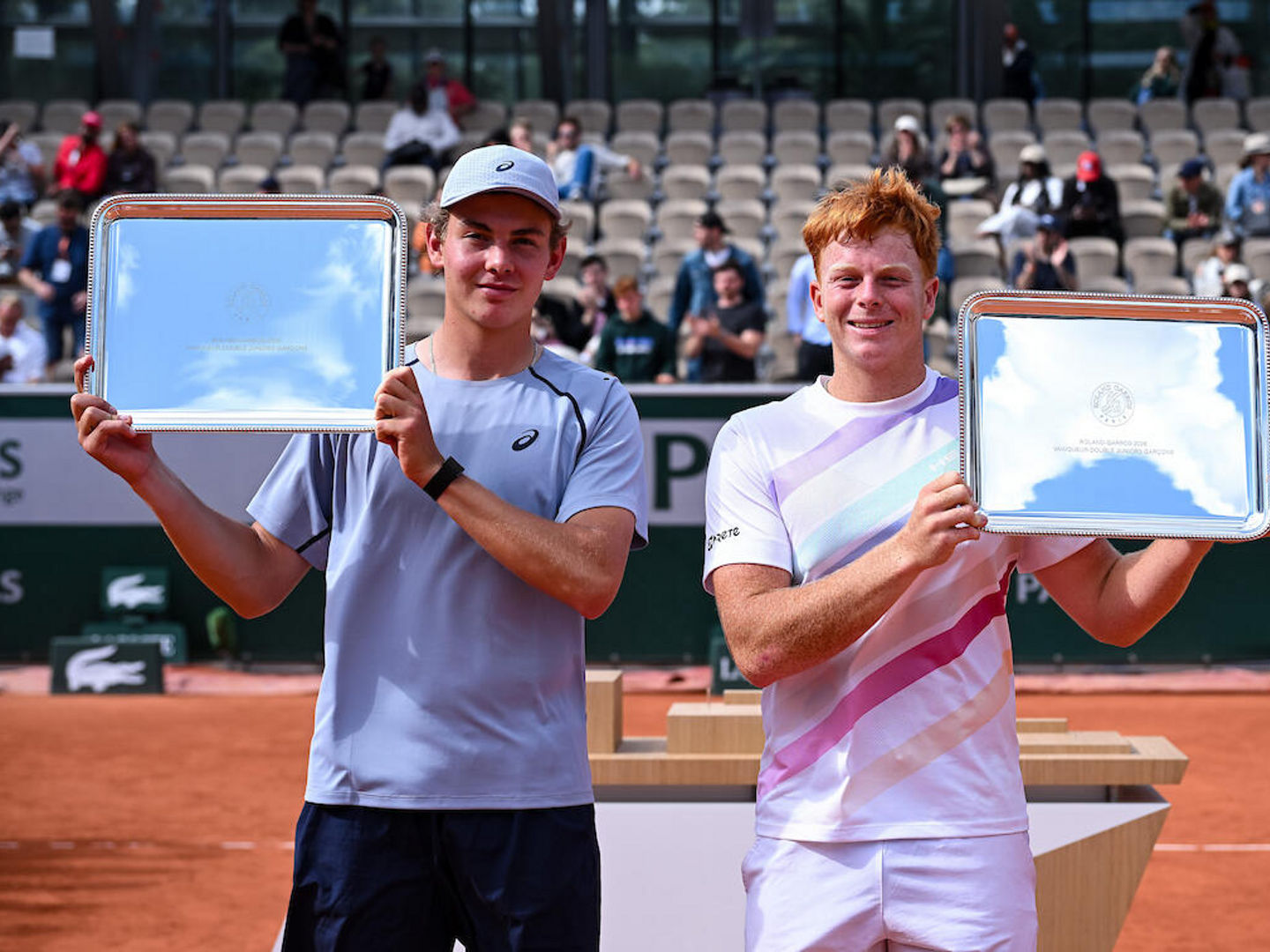 Vincent Reisach und Jamie Mackenzie gewinnen Junioren-Doppeltitel in Roland Garros