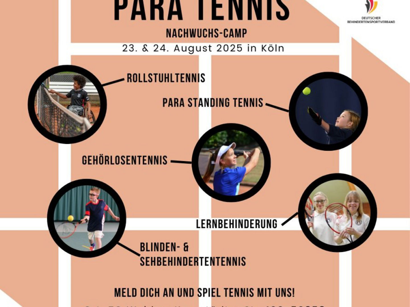 Para Tennis Nachwuchs-Camp