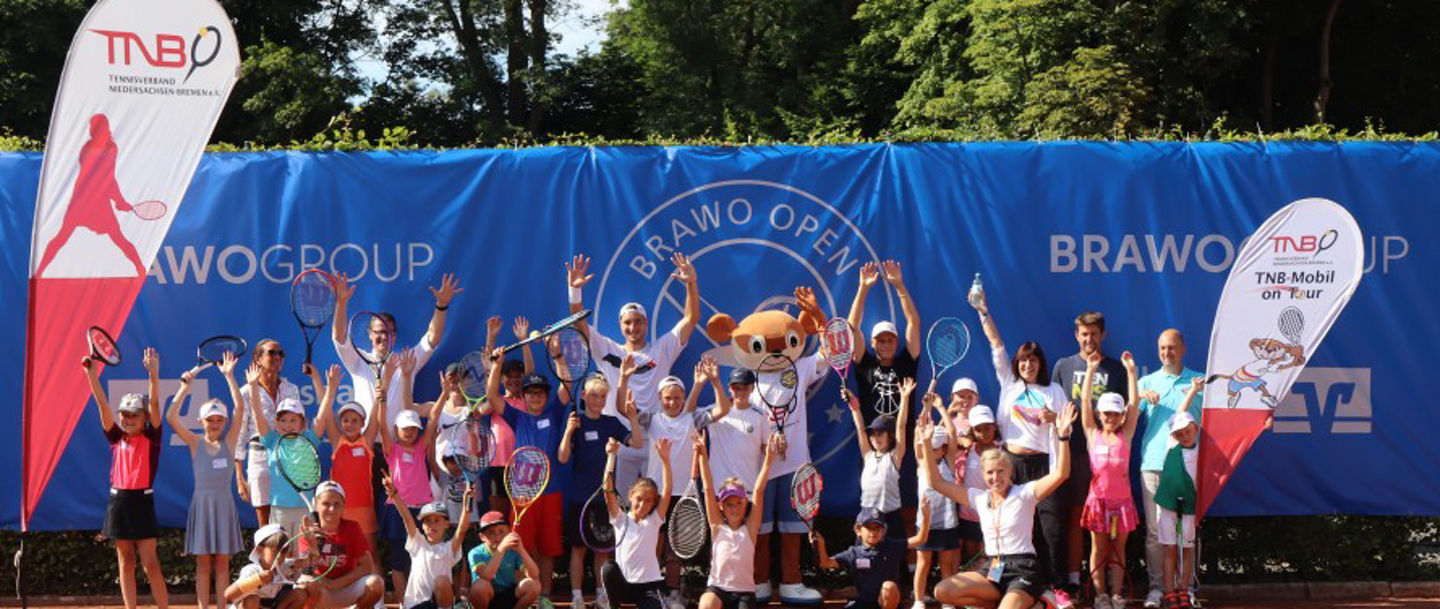 Es geht wieder los! Sport-Thieme Kids Day - powered by TNB im Rahmen der BRAWO Open 2024