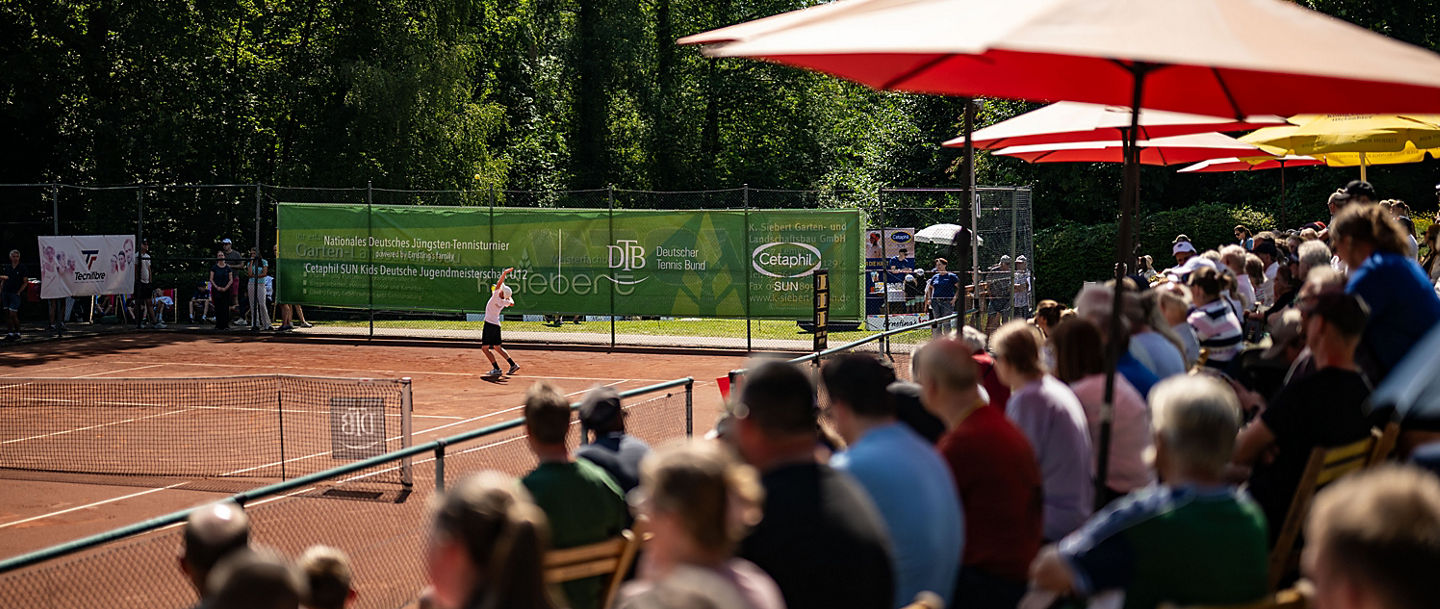 LEMGO, GERMANY - AUGUST 2: Feature  during the cetaphil x DTB Tennis Youth German Championships at the Tennis Club on August 2, 2026 in Lemgo, Germany. (Photo by Kevin Voigt/VOIGT)