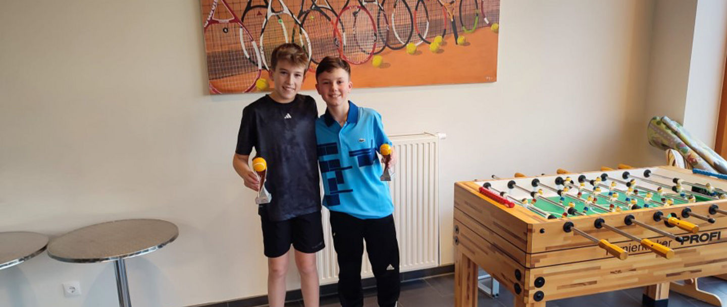 U12m Sieger Elias links und Philipp