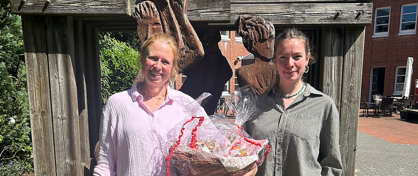 Emilia Chiandone (r.) übernimmt vorerst die Aufgaben von Liesa Rathje
