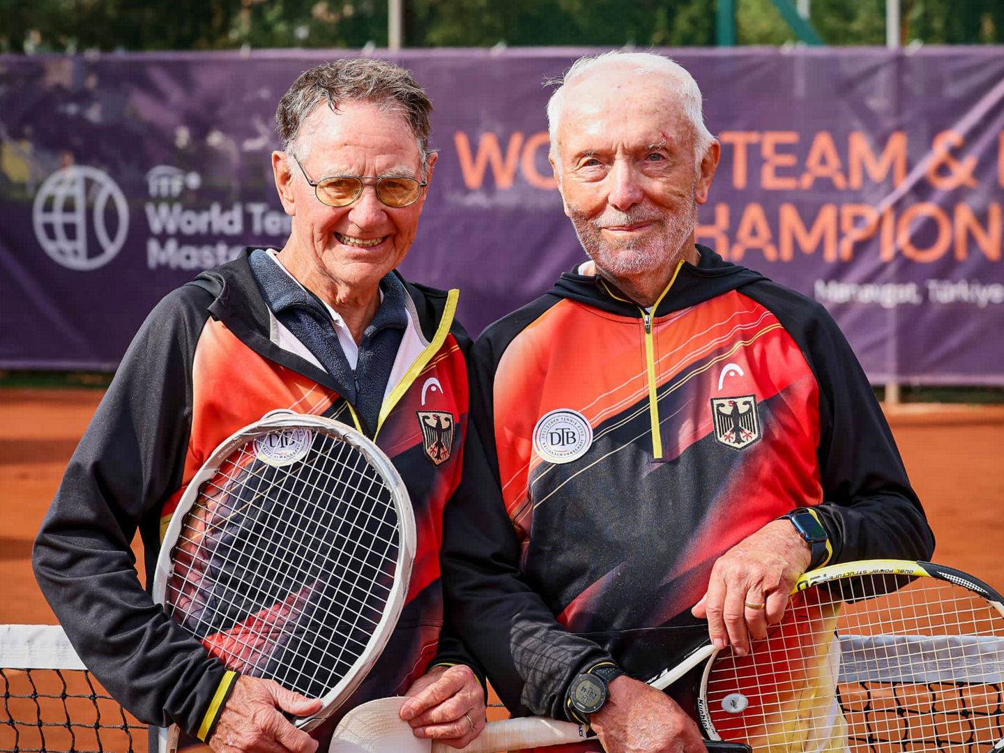Doppelweltmeister Ü90: Herbert Althaus und Werner Marx
