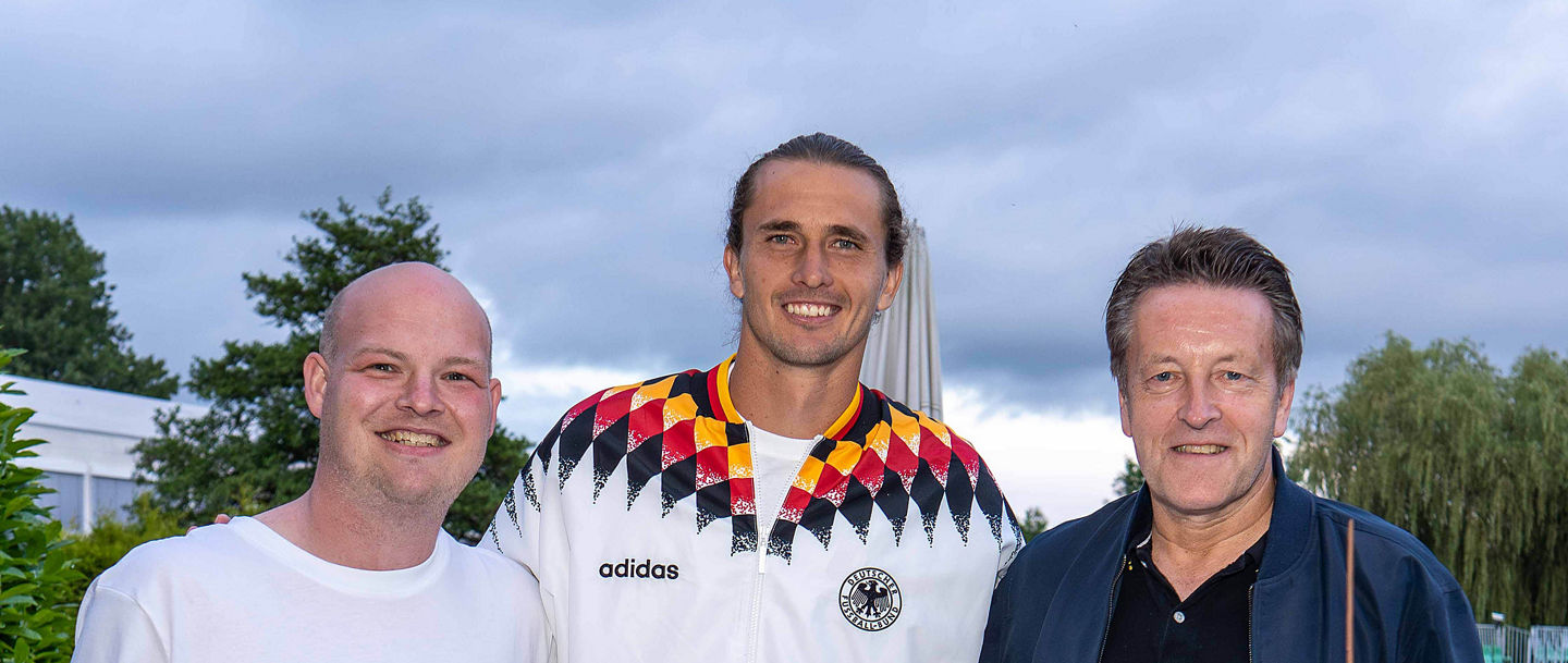 Sven Wortmann, Alexander Zverev, Ralf Weber