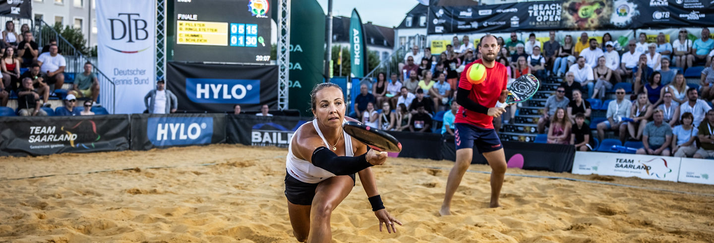 Jedes Jahr das Highlight im Beach Tennis: Die Turniere in Saarlouis