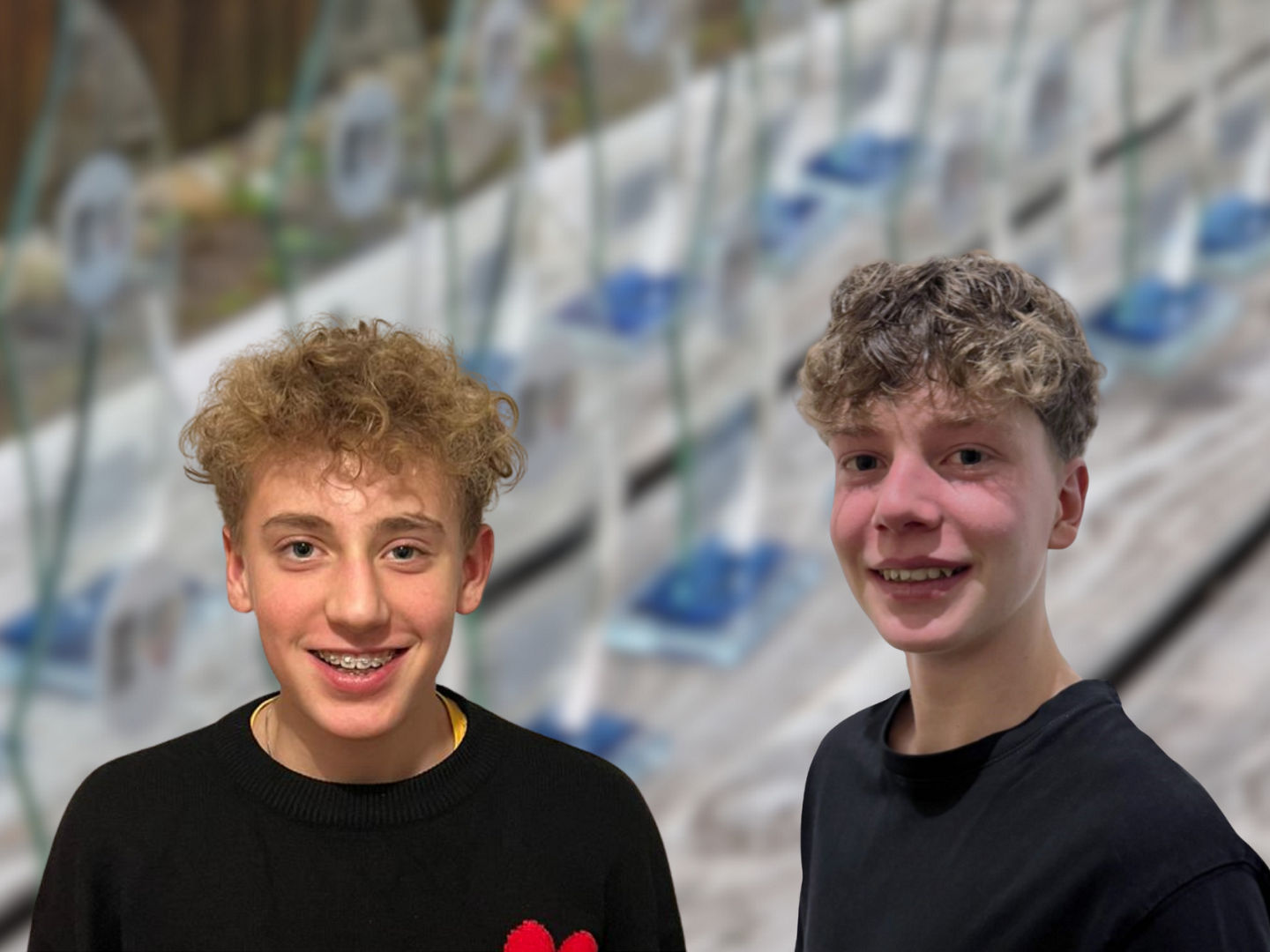 Emmi Nehls, Jaro Schinder und Samuel Wick mit den Pokalen der Baden-Württembergischen Jugendmeisterschaften