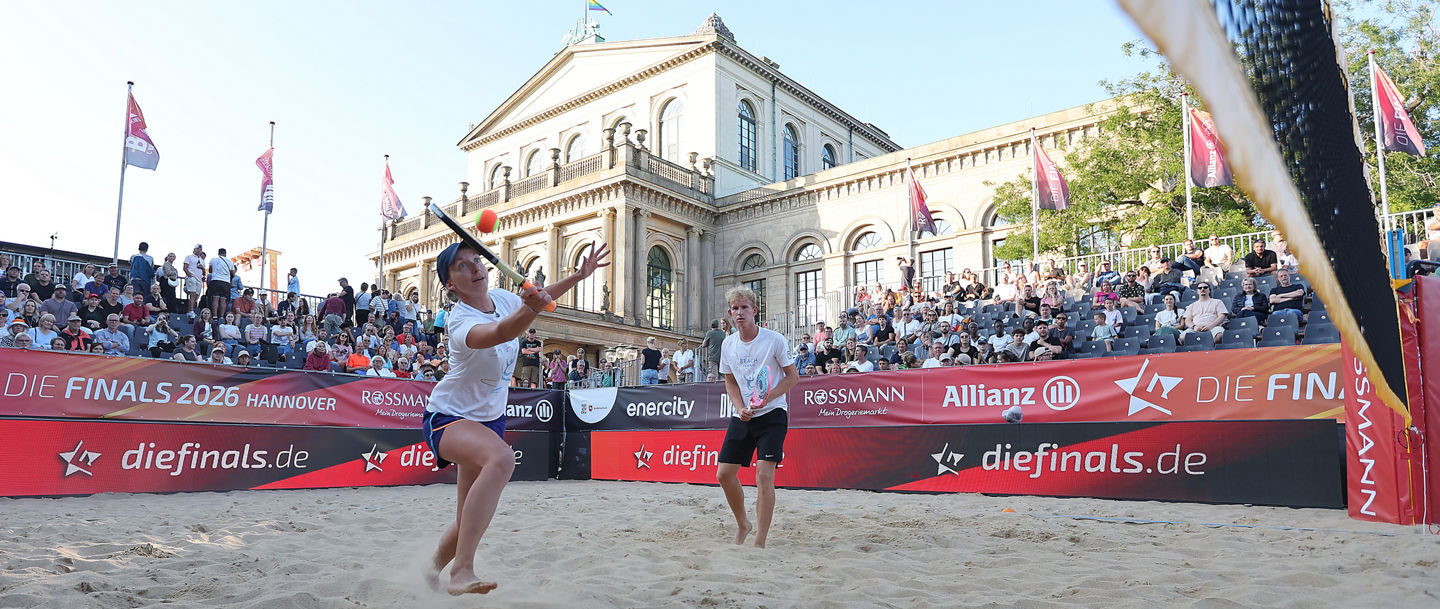 Beach Tennis bei "die Finals" 2026 in Hannover