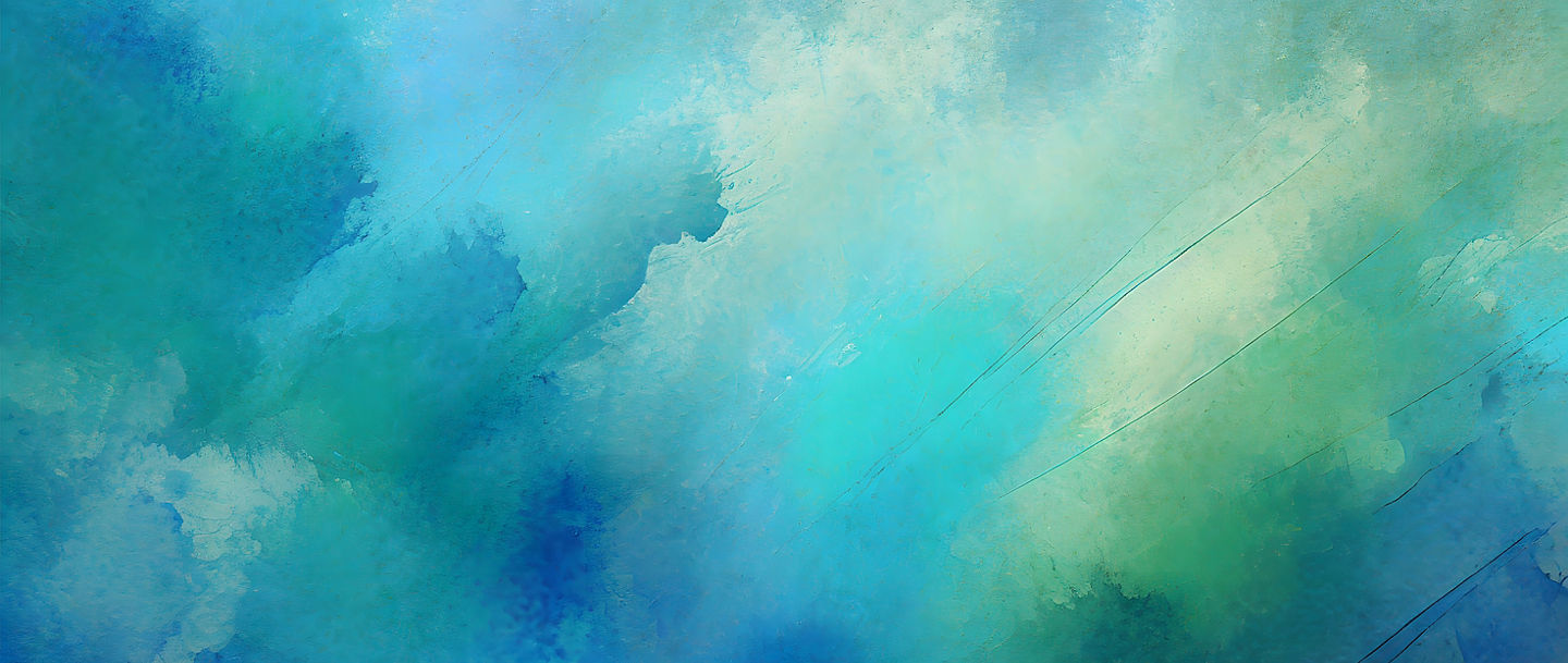 Abstract blue background pattern in grunge texture design, blue green and turquoise colors. Generative AI.