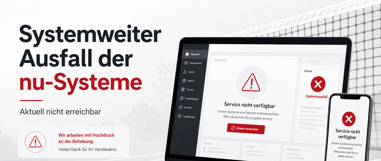 Nu-Systeme nicht erreichbar