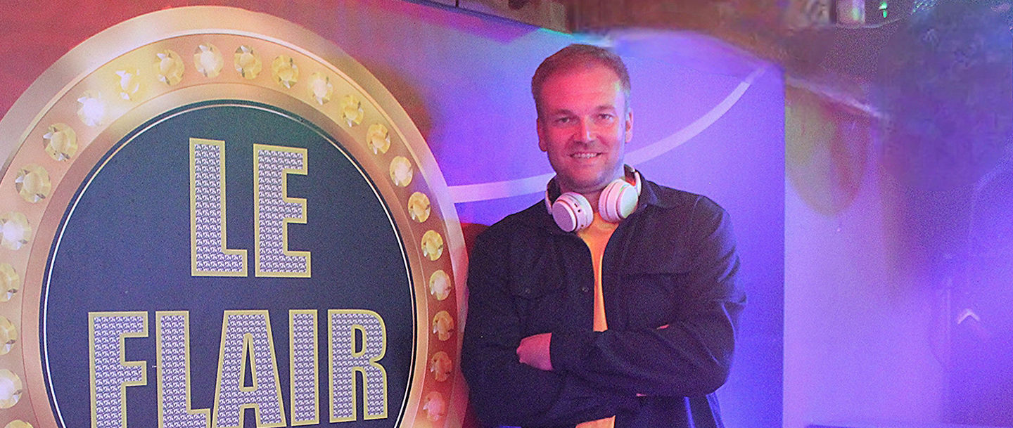 Daniel Stuke als DJ im Le Flair in Gelsenkirchen.