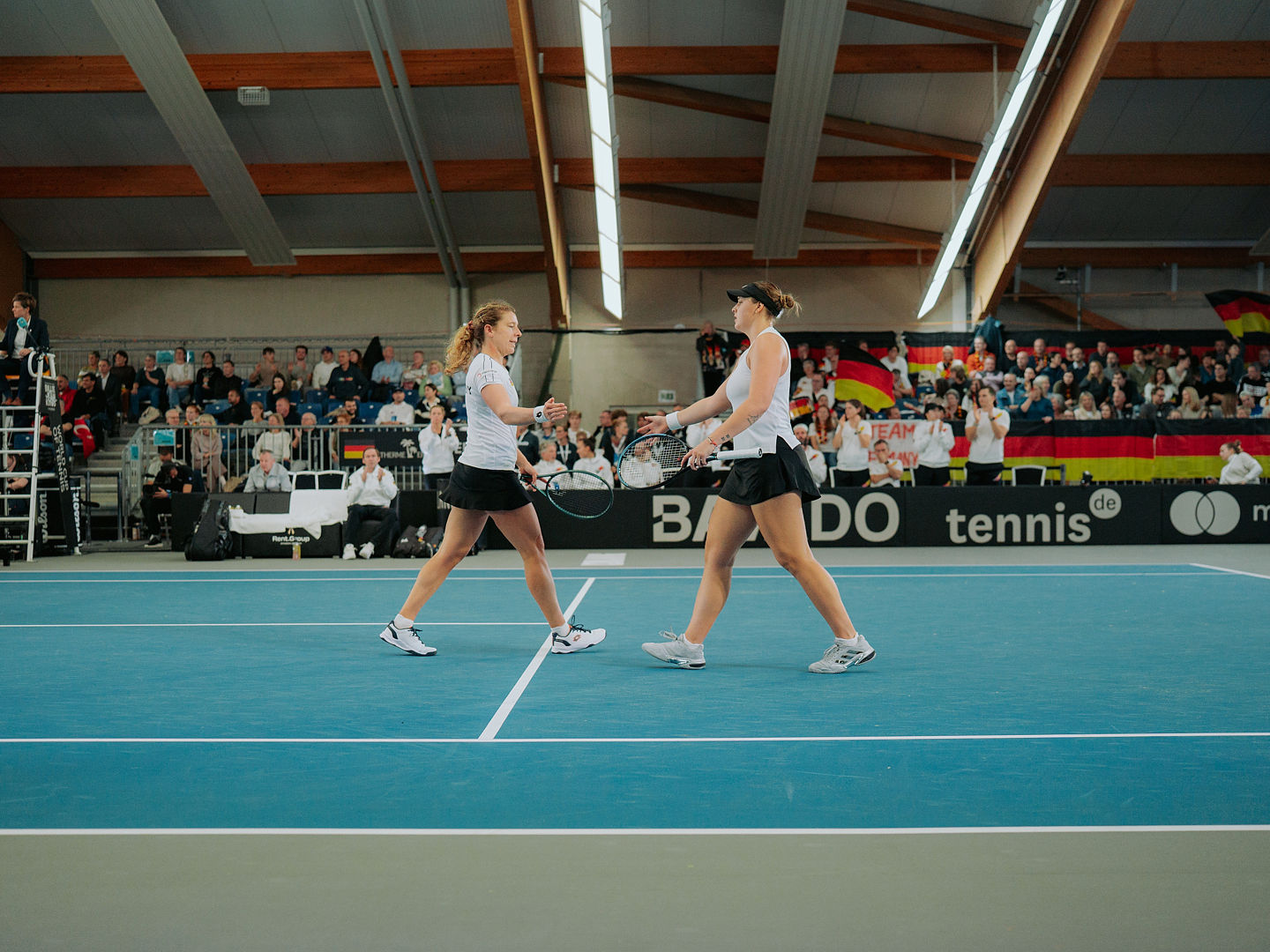 Auf das Doppel könnte es ankommen: Für den Gruppensieg muss Deutschland gegen Belgien gewinnen
