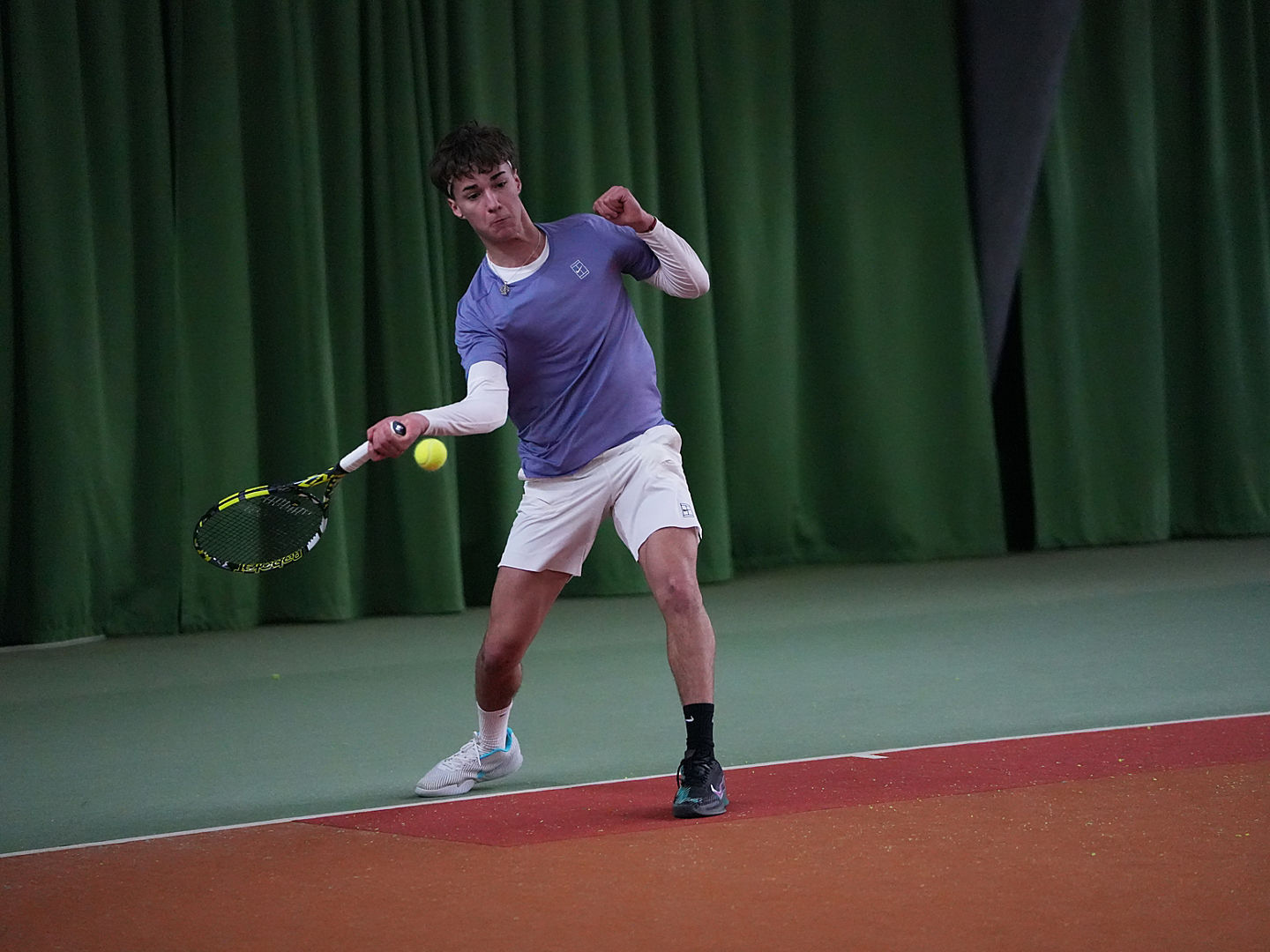 Georg Kmet in der Finalrunde der Qualifikation beim ITF Ickern.