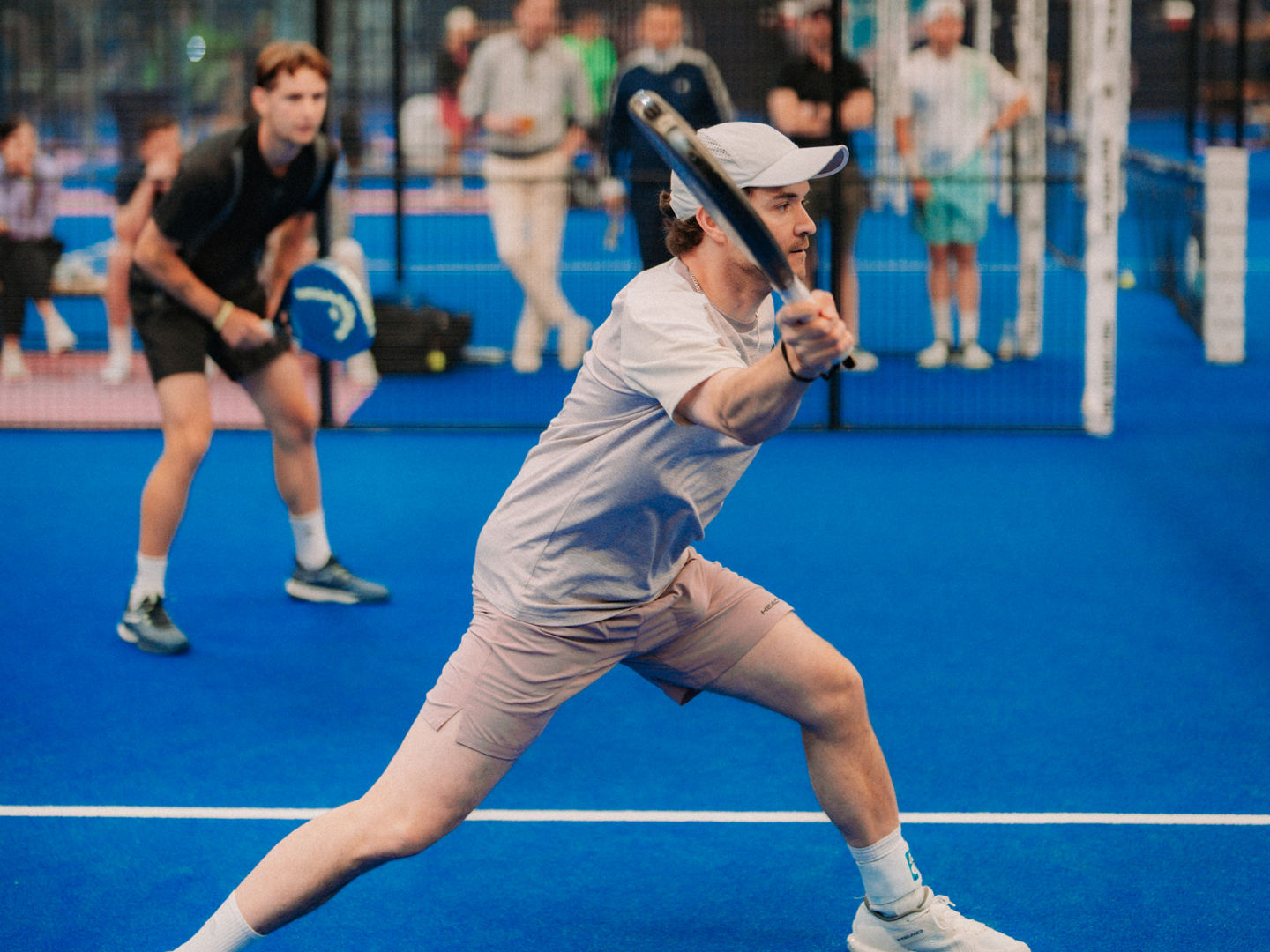 Die Finalisten aus Dreieich 2026: Miguel Morales Krück (hinten) und Patrick Mayer Lopez 