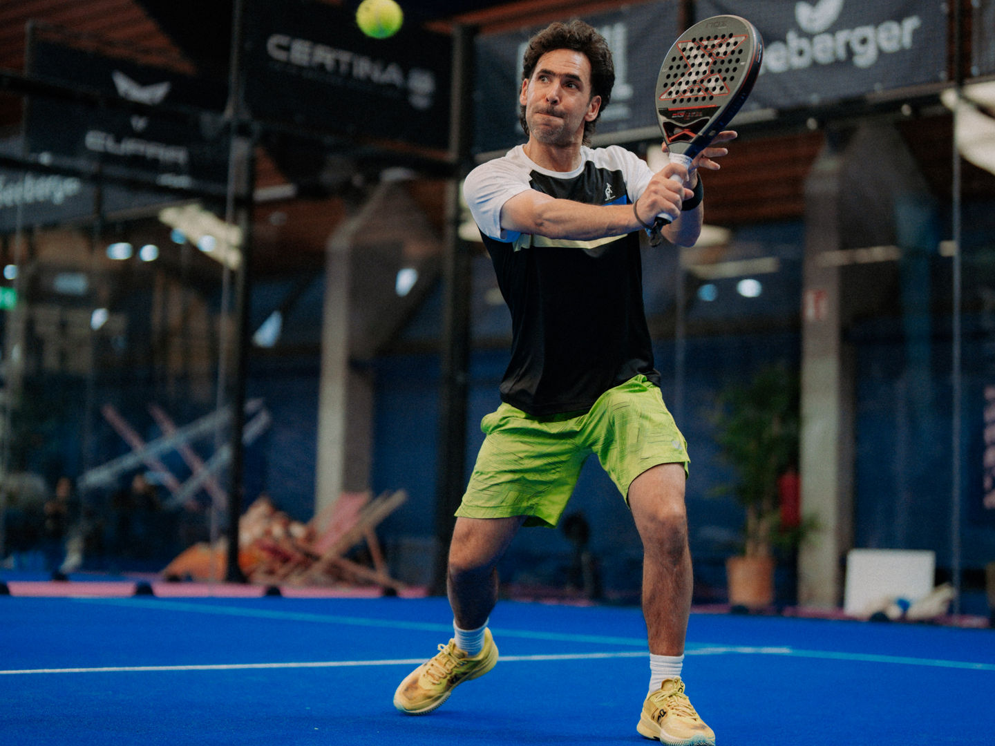 Padel- und Tennis-Coach Karim El-Bialy 