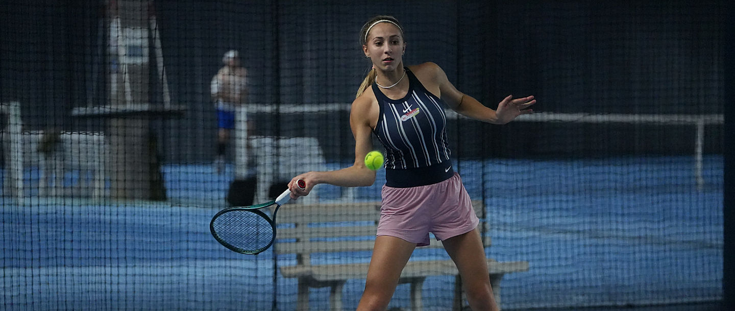 Leticia Solakov bei den 47. Westfälischen Tennis-Hallenmeisterschaften