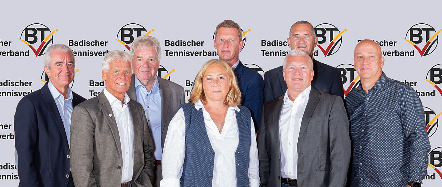 Das Präsidium des Badischen Tennisverbands