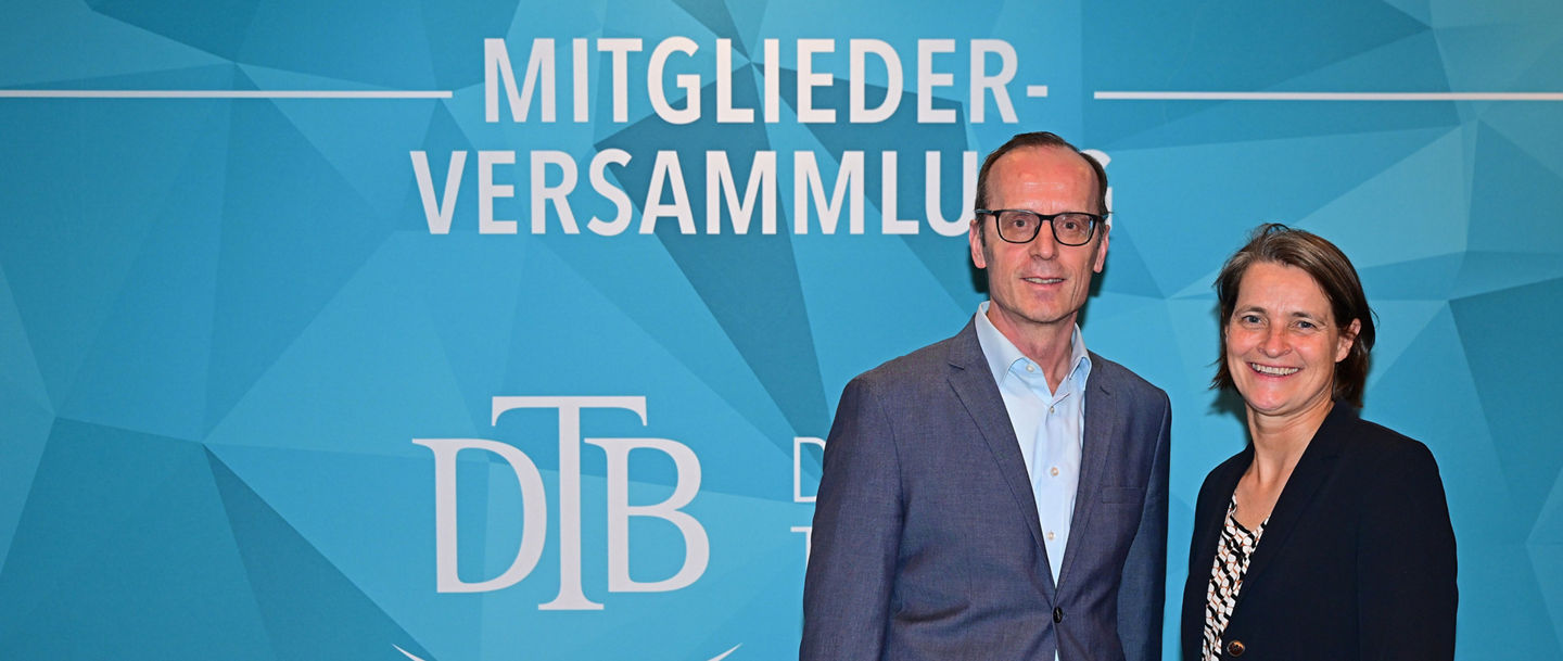 DTB-Vorstand: Peter Mayer und Veronika Rücker