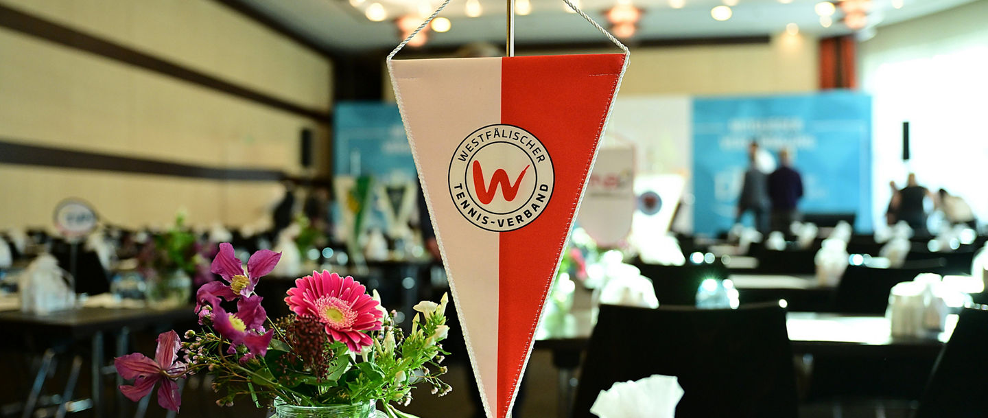 WTV Fahne auf der DTB Mitgliederversammlung