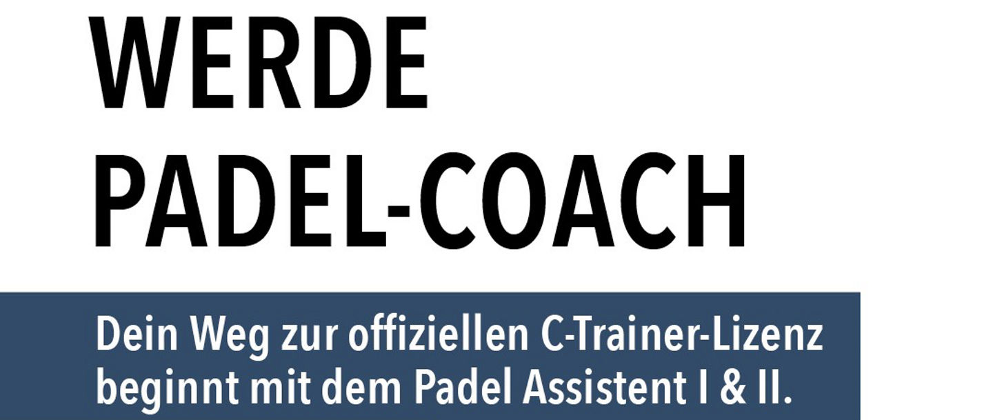 Werde Padel Coach