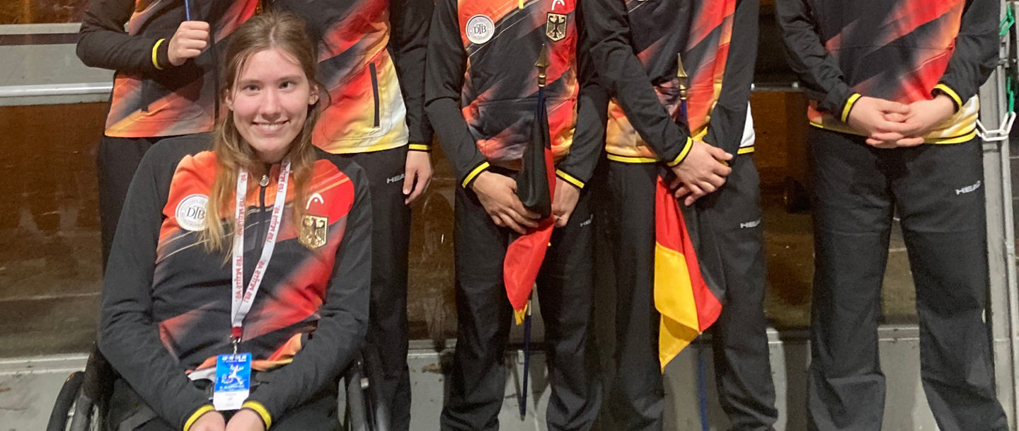 Ela Porges (vorne) bei ihrem ersten Masters-Turnier in Frankreich.