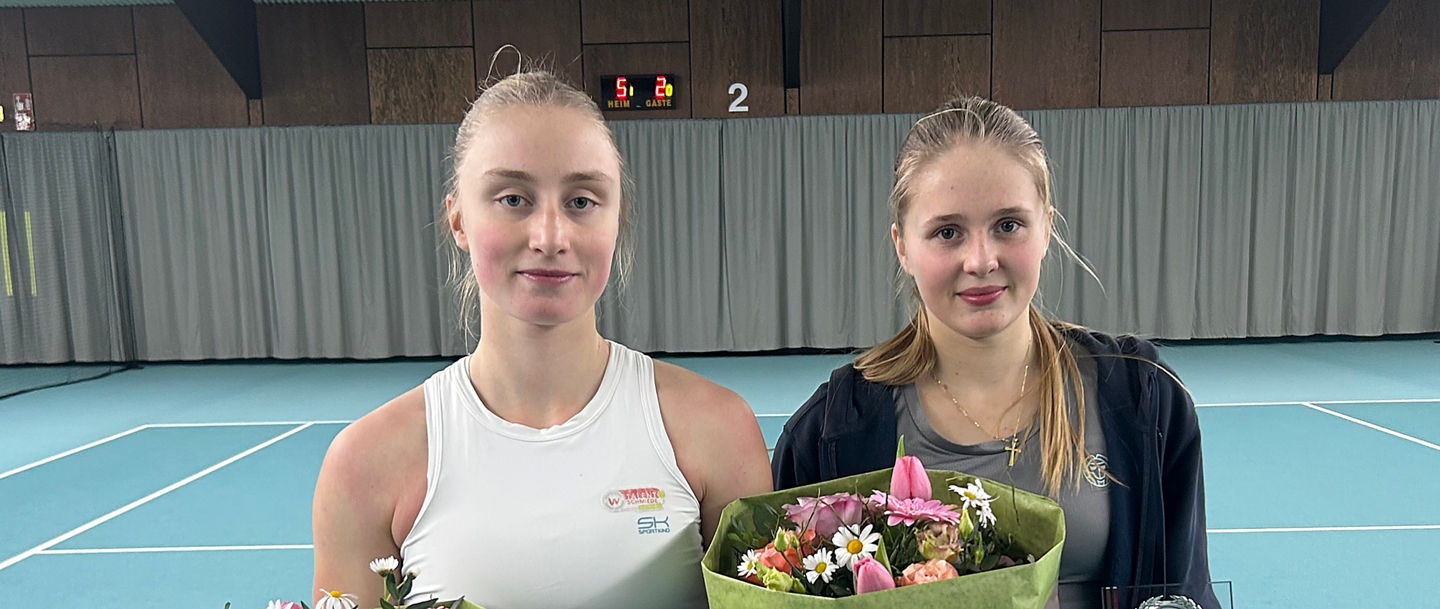 Damen-Siegerin Marlene Specht (links) und Finalistin Ariane Paulus