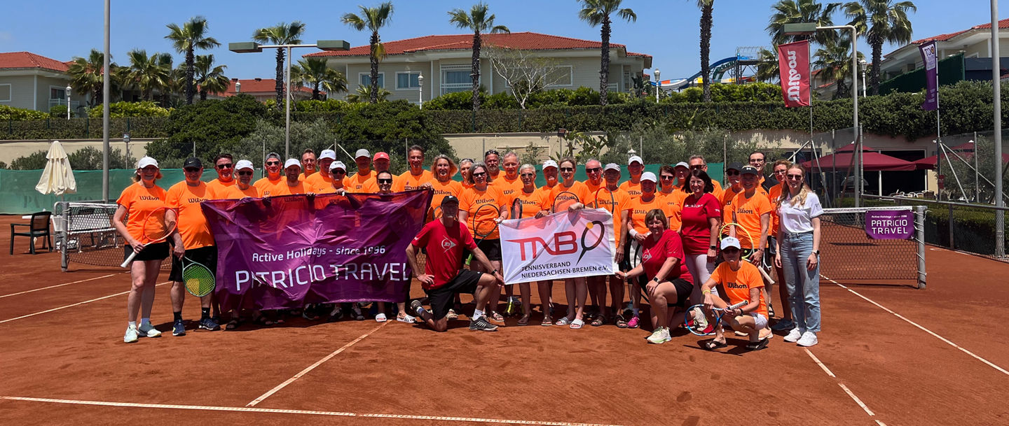Sonne, Strand und Tennis. Die Teilnehmer sind voll auf ihre Kosten gekommen. 
