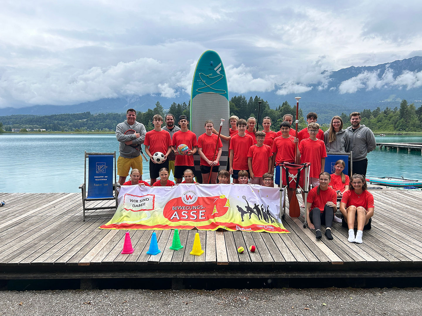 Gruppenbild Tennis- und Aktivwoche 2024