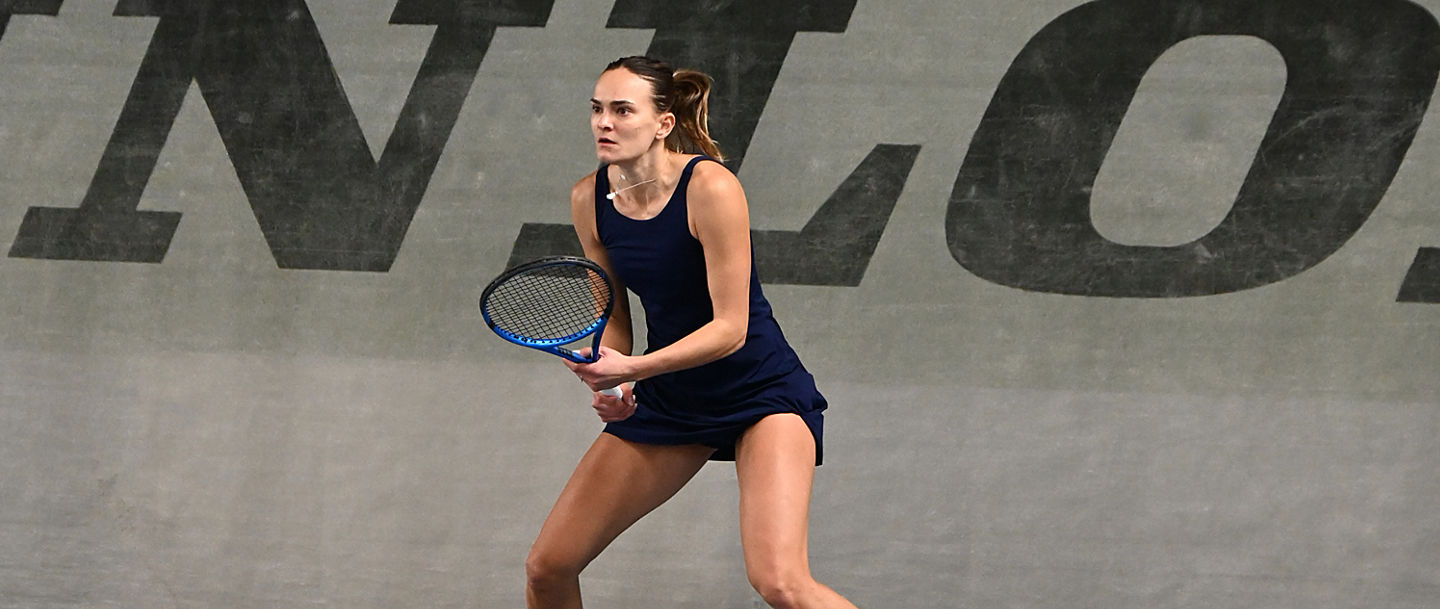 Tennisspielerin Iva Primorac Pavicic beim Baden Women's Cup im Landesleistungszentrum Leimen beim Spiel auf dem Platz