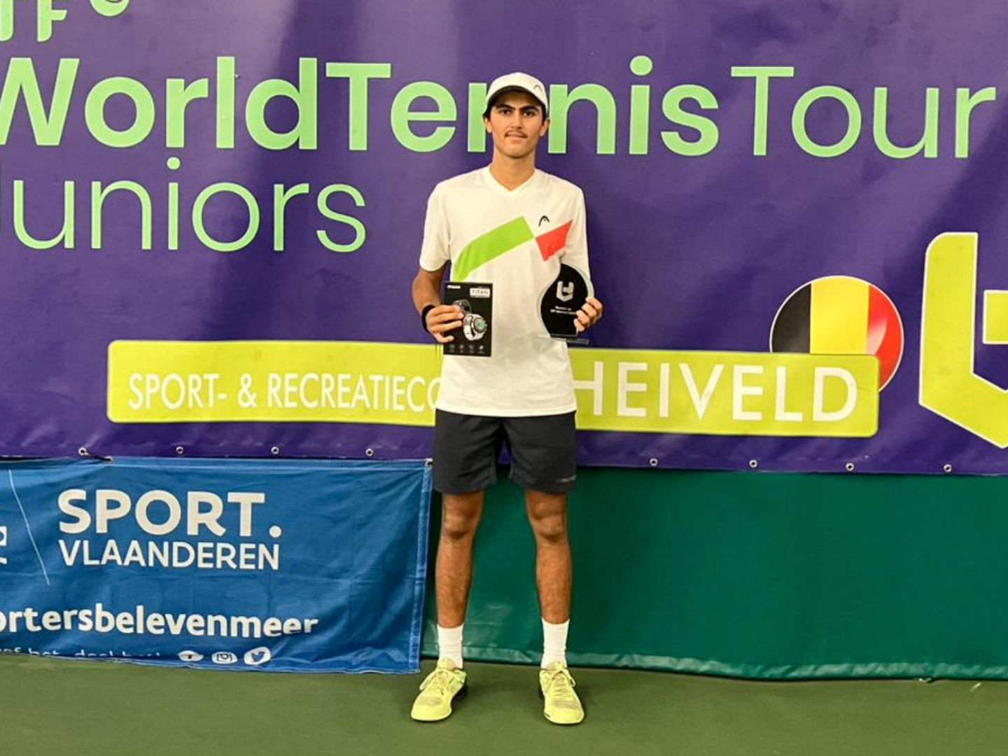 Arian Hasas nach gewonnenem Turnier