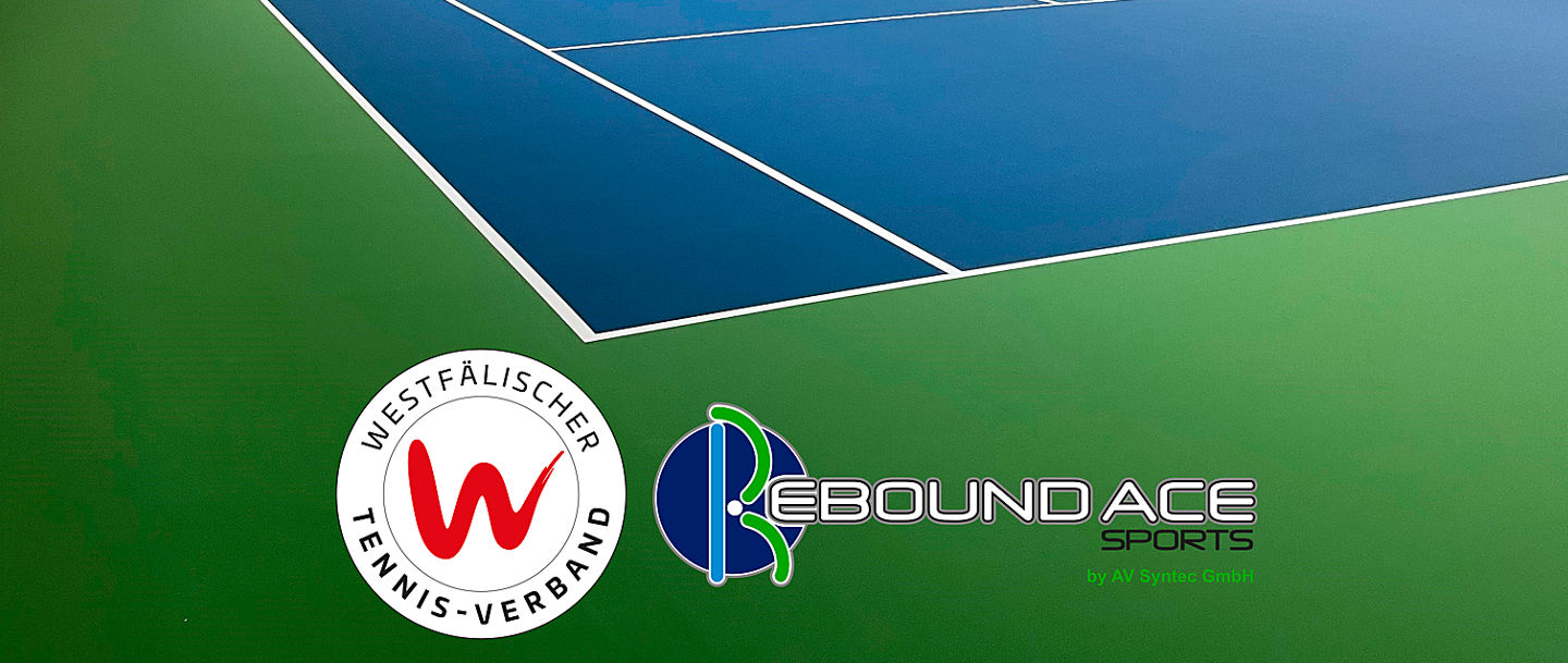 Auch die Tennishalle in Bad Driburg mit ihren vier Plätzen wurde mit dem Rebound Ace-Belag ausgestattet