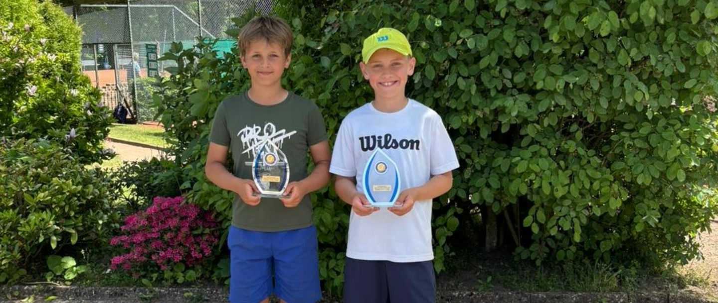 Nicklas Hermann und Lio Keller holten gemeinsam den Titel im Doppel