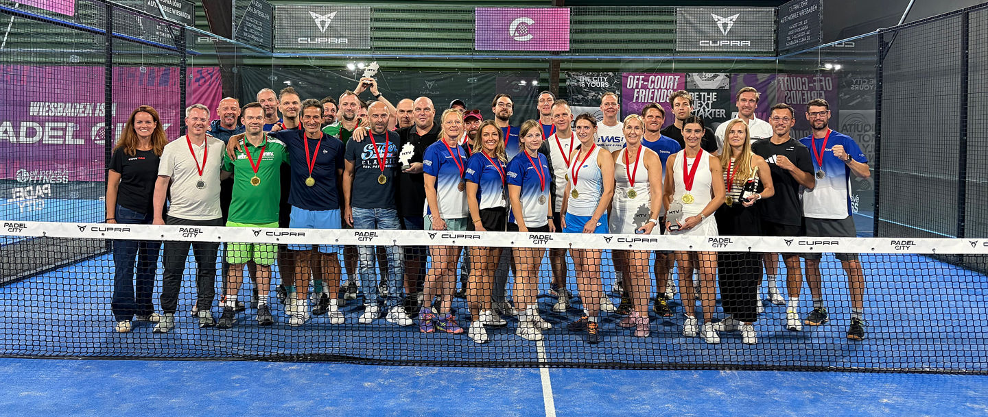 Siegerehrung der HTV Padel Liga 2026