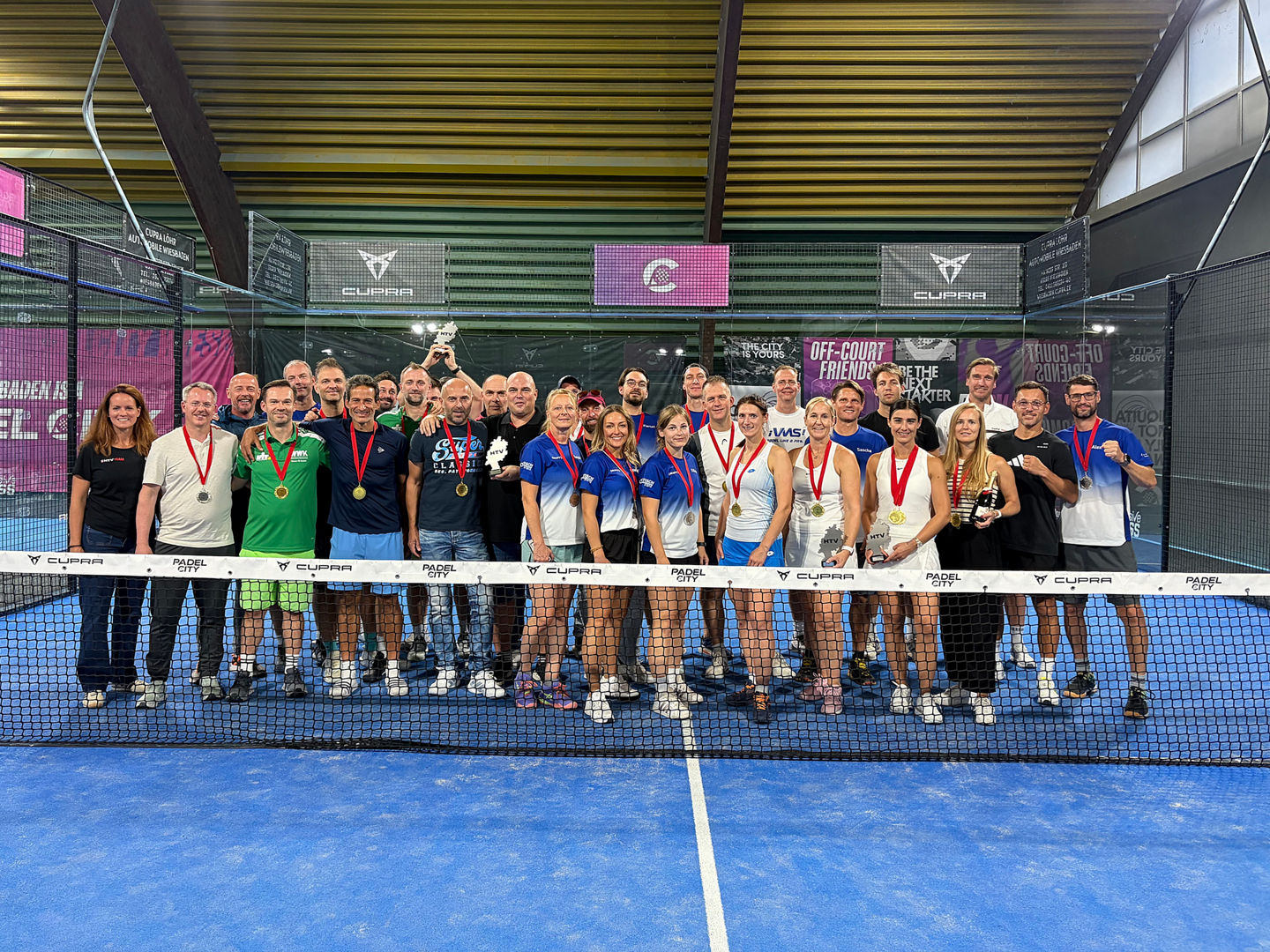 Siegerehrung der HTV Padel Liga 2026