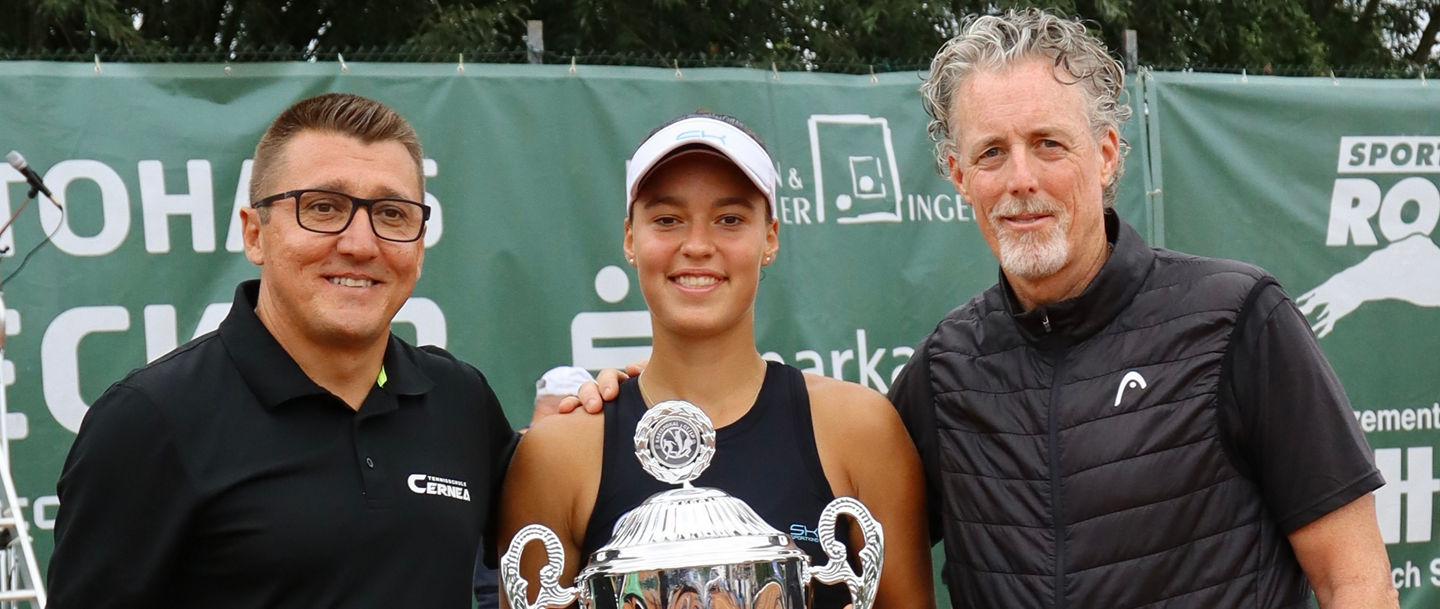 Turnierdirektor, Siegerin und Bundestrainer bei den Erwitte Open