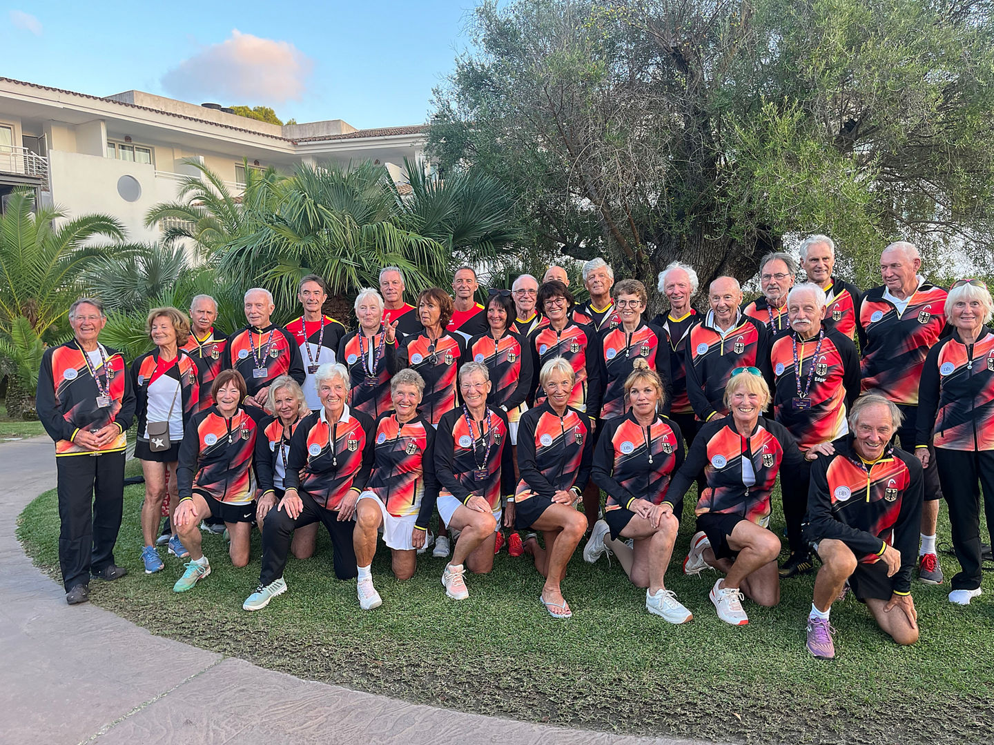 Das DTB-Seniorenteam bei den ITF-Weltmeisterschaften auf Mallorca