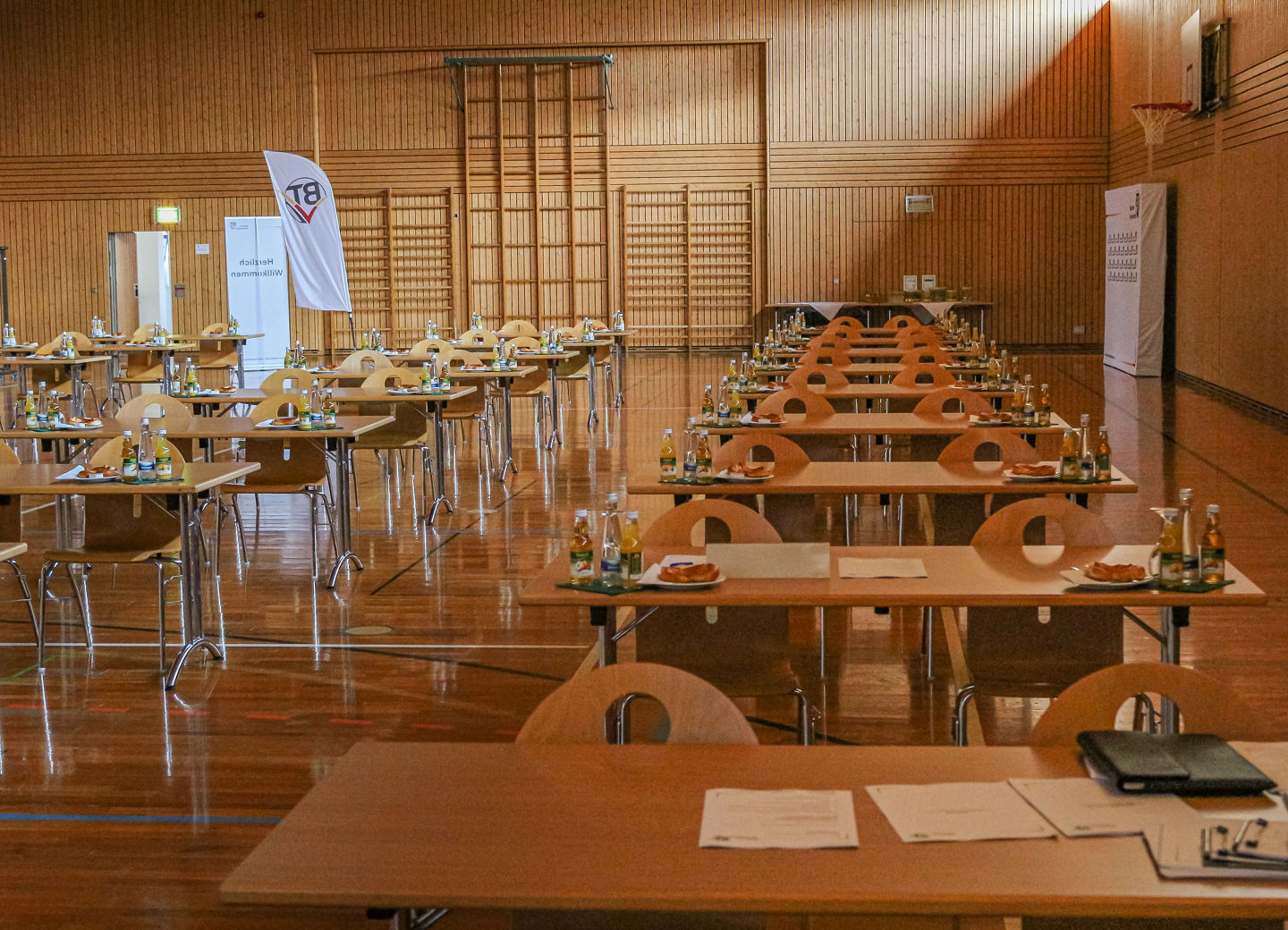 Blick in die Halle der BTV-Mitgliederversammlung