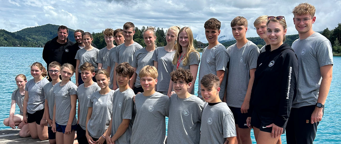 Gruppenbild der zweiten Gruppe der Tennis- und Aktivwoche