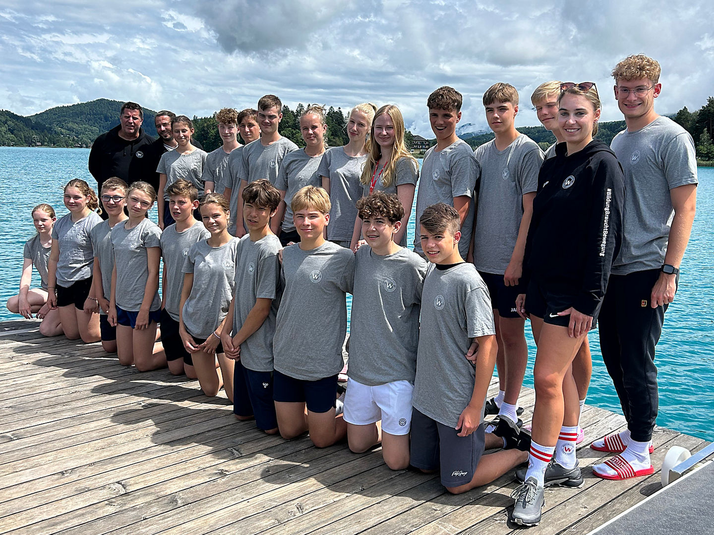 Gruppenbild der zweiten Gruppe der Tennis- und Aktivwoche