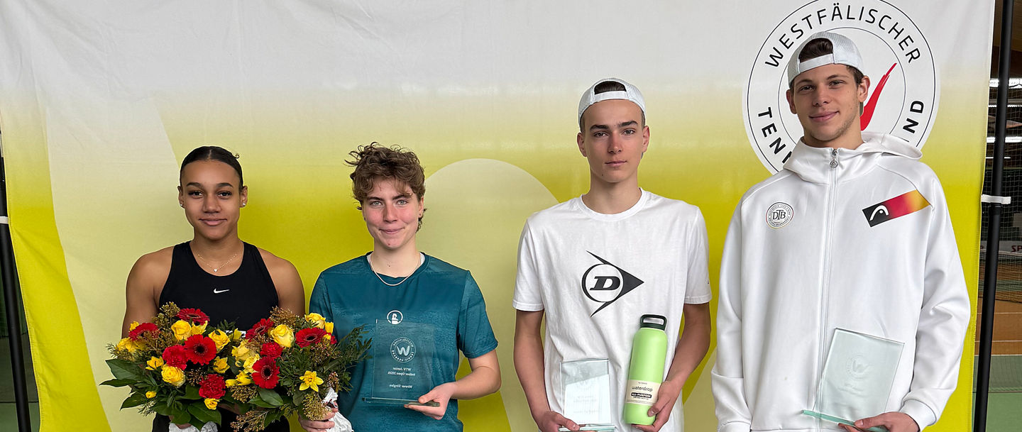 Einzel-Sieger der WTV Junior Indoor Open 2026.