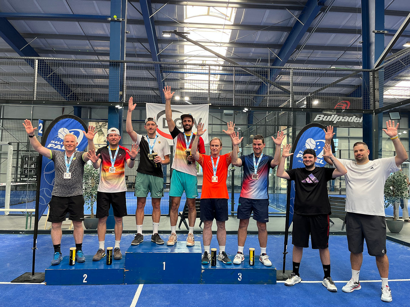 Siegerehrung Gehörlosen Meisterschaft Padel