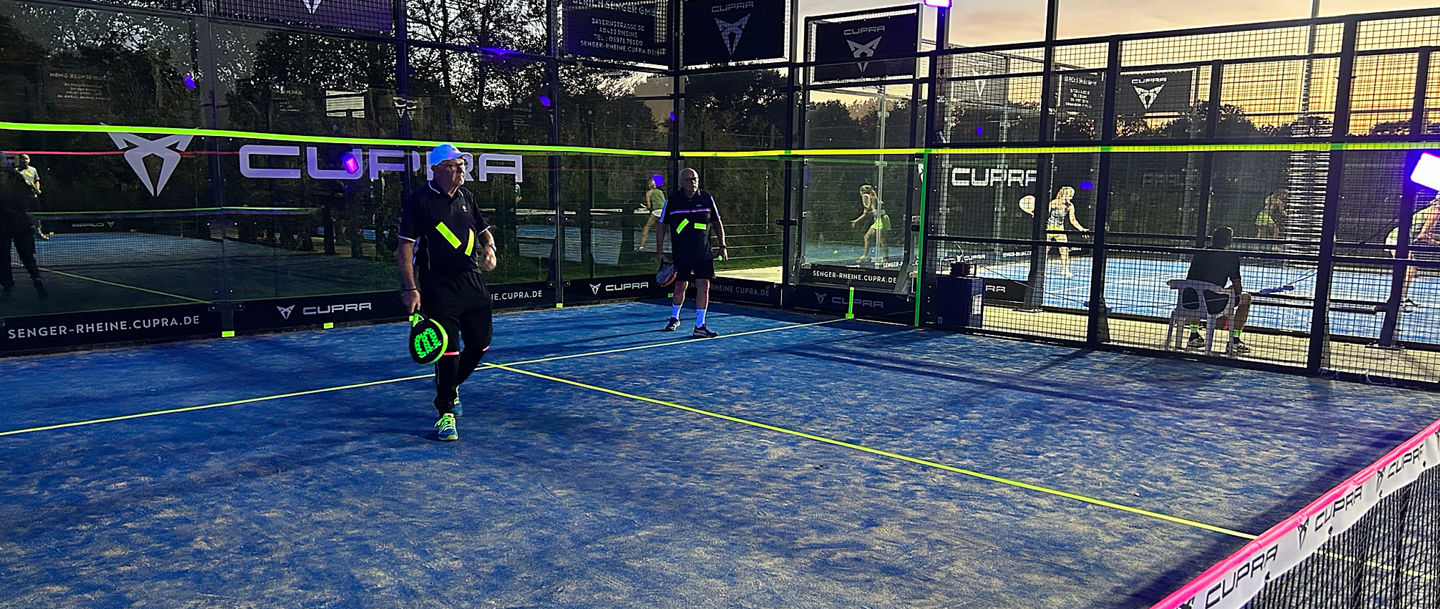 Glow Padel bei den TNB Padel Landesmeisterschaften