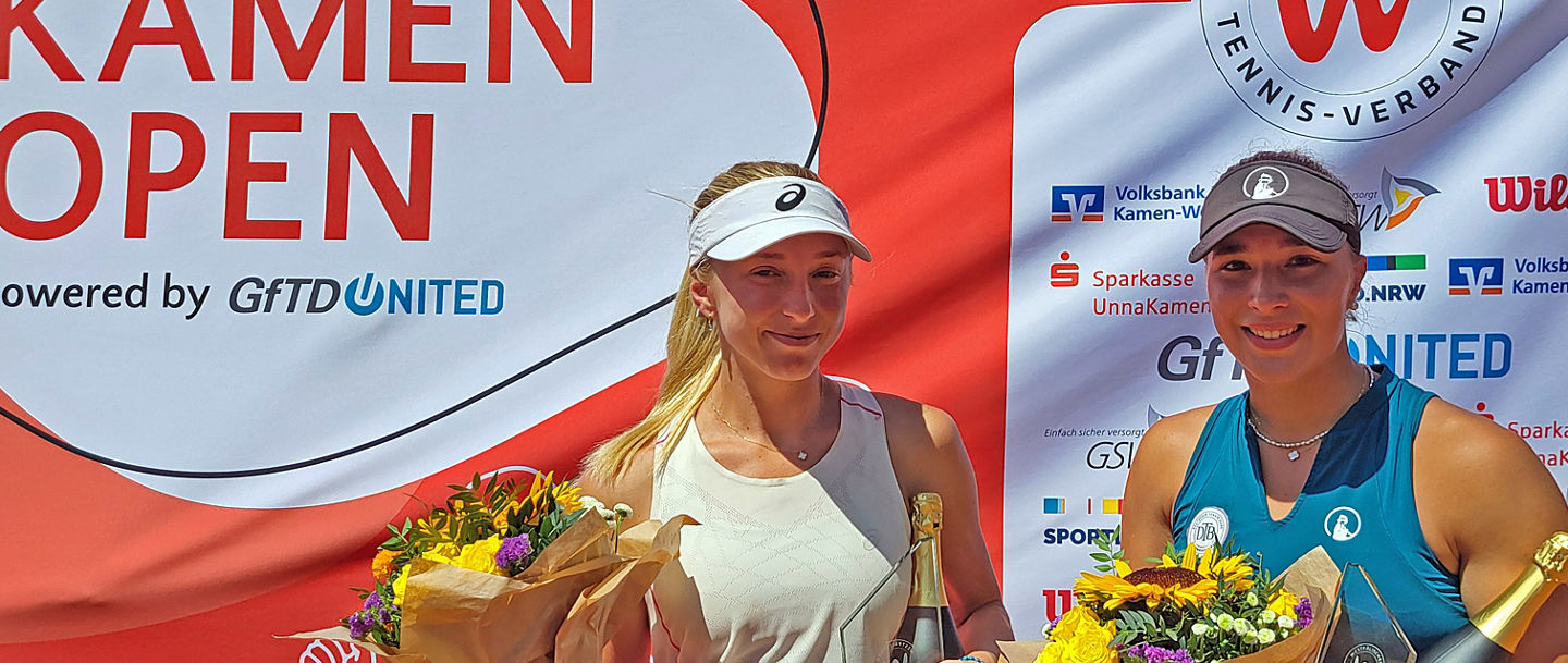 Siegerin Valentina Ivanov (links) und Finalistin Josy Daems lieferten ein dramatisches Finale