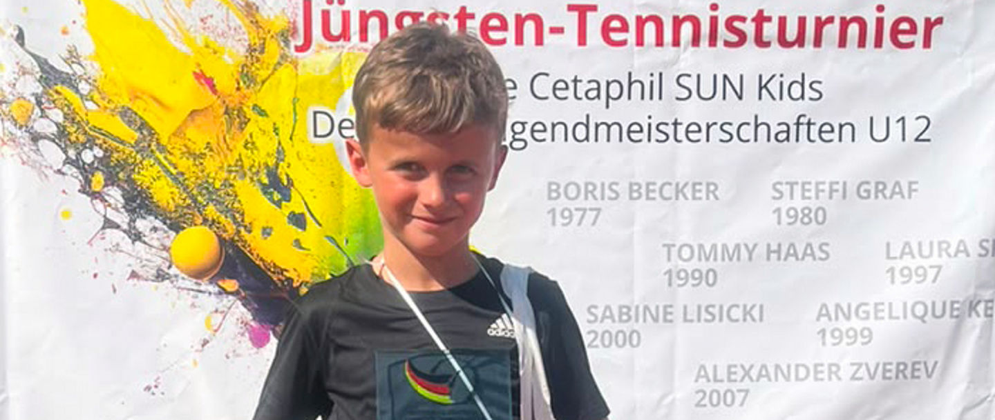 Jannis Rehberg (TC Leopoldshöhe) wurde mit dem Fairnesspreis ausgezeichnet